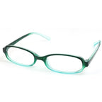 Y2K Women Retro Oval Square Glasses Red Green Frame Glass Eyewear Decorative Computer Anti-Blue Eyeglasses with Seaside Driving